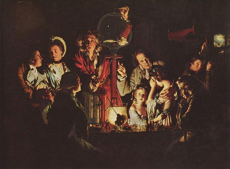Joseph wright of derby An Experiment on a Bird in the Air Pump Germany oil painting art